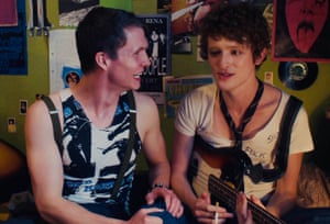 A scene from Creation Stories, with Leo Flanagan, right, as a young Alan McGee.