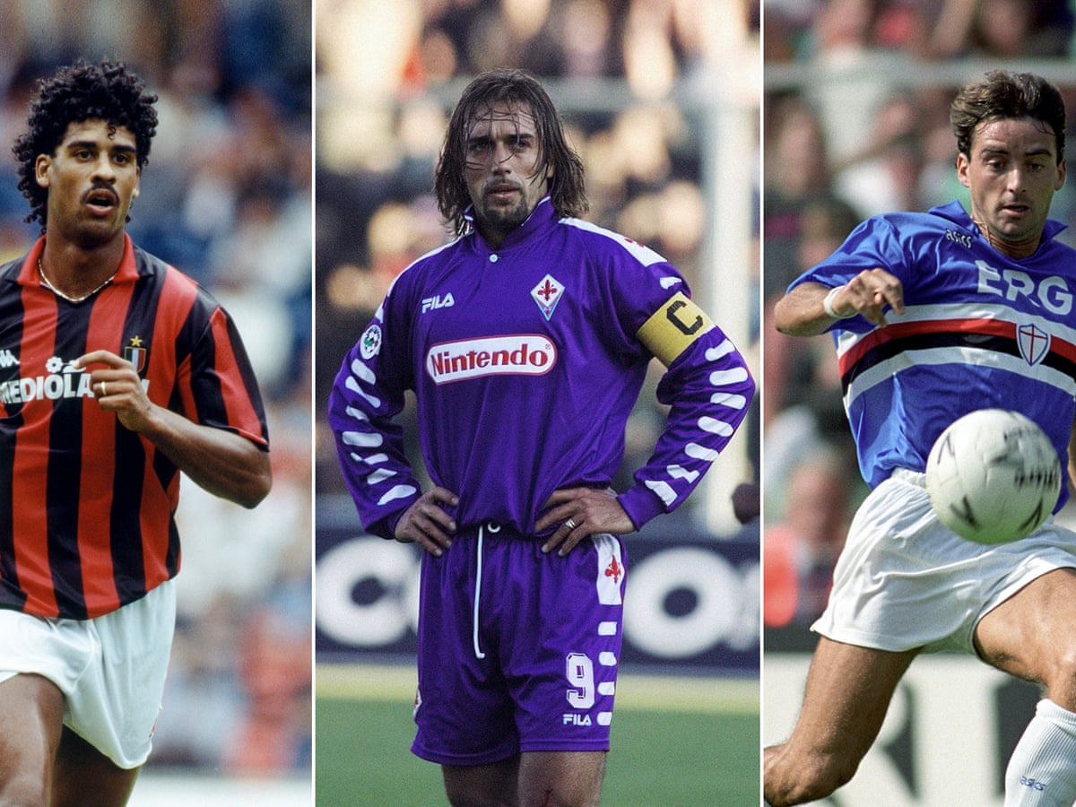 The Best Kits In The Last 50 Years Of Serie A Serie A The Guardian