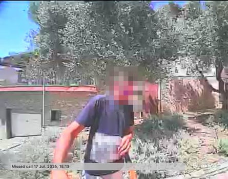 Doorbell image of the driver alleged to have masturbated in Jane’s home.