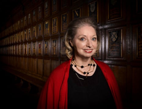 Hilary Mantel pictured in 2017 for her Reith lectures, entitled Resurrection: The Art and Craft.