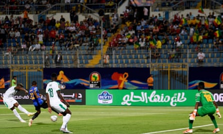 Senegal’s Keita Balde scores their first goal