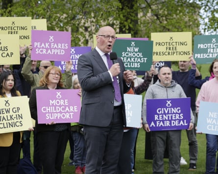 Scotland’s first minister, John Swinney.