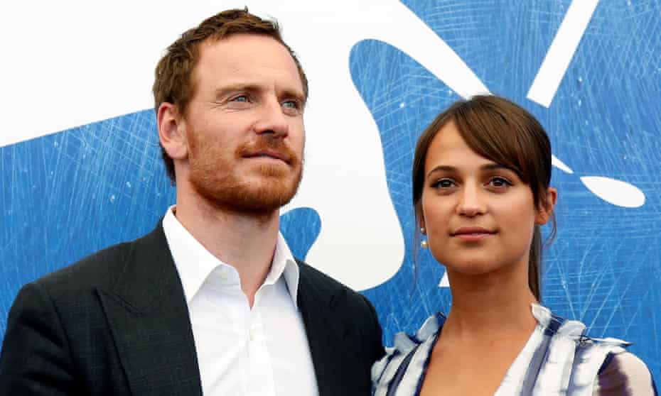 ‘I was up for the game’ … Alicia Vikander and Michael Fassbender at the photocall for The Light Between Oceans at the Venice film festival. 