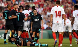 Liverpool 1 2 Sevilla Pre Season Friendly As It Happened Football The Guardian