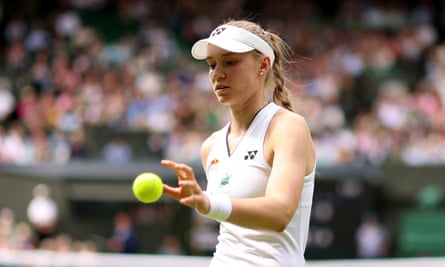 Elena Rybakina loses her women’s singles crown in the quarter-final.
