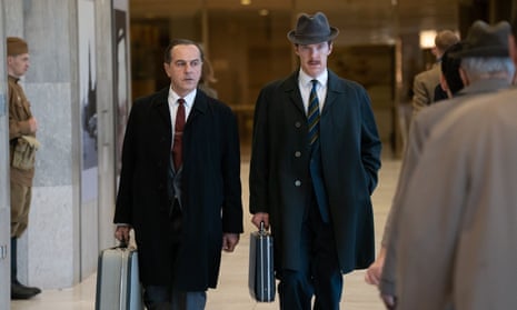 Merab Ninidze and Benedict Cumberbatch in The Courier.