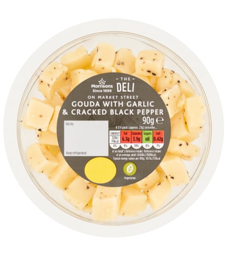Morrisons Deli Gouda with Garlic & Cracked Black Pepper