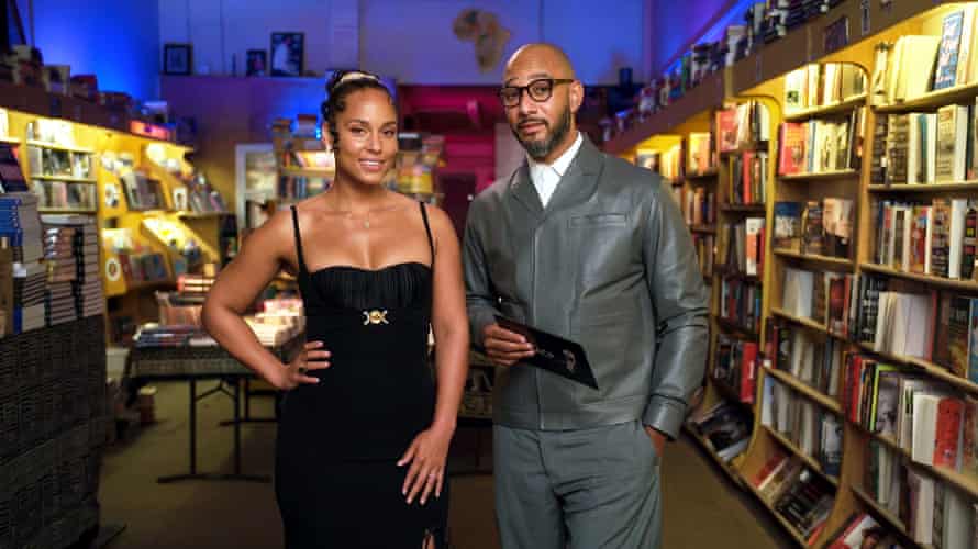 Swizz Beatz und seine Frau Alicia Keys sprechen im März bei den NAACP Image Awards.