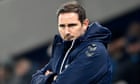 Frank Lampard blames individual errors for Everton’s rout by Tottenham