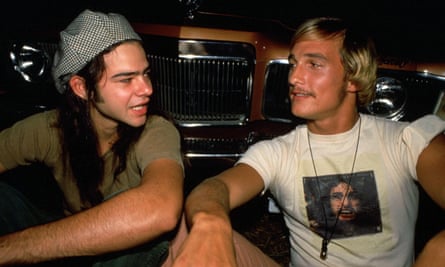 McConaughey in his 1993 debut film Dazed And Confused, with Rory Cochrane.