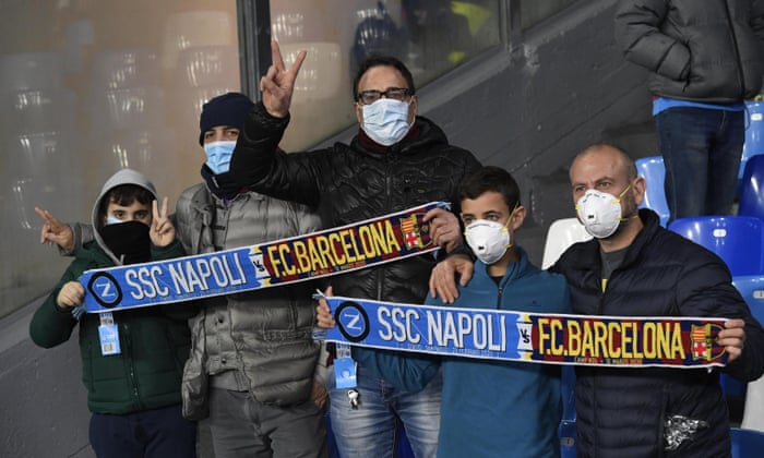 Napoli V Barcelona Champions League Last 16 Live News Flash