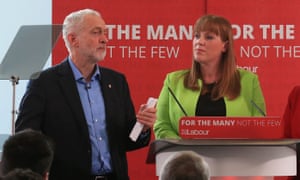 Jeremy Corbyn and Angela Rayner announce Labour plans for education during a general election campaign visit in Leeds.