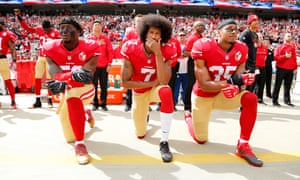Colin Kaepernick is still in exile from the NFL after peacefully protesting against racism in the US