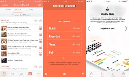 Apps of the Day: FitMenCook, Streaks Workout, Zones