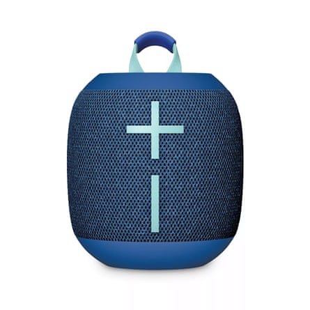 Ultimate Ears WONDERBOOM 4 Bluetooth Waterproof Portable Speaker in Cobalt Blue.