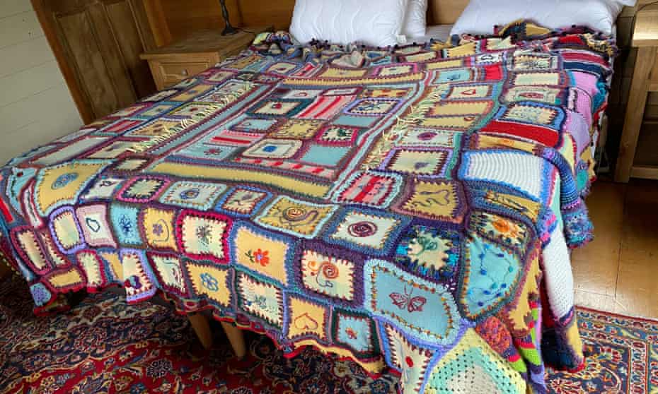 Sarah Rowe’s patchwork blanket