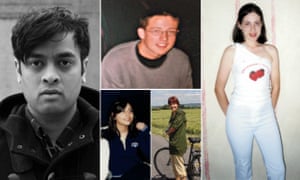 Priya Elan, Will Dean, Nosheen Iqbal, Morwenna Ferrier and Leah Harper all dressed to impress in their teenage years.