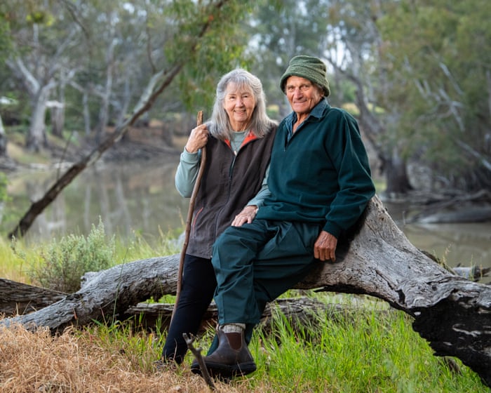 Image accompanying the story: Still wielding a chainsaw at 85: the Australians restoring nature in retirement