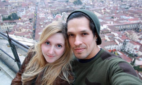 Caia Daly and her husband Carlos Abisrror