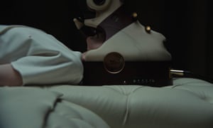 Head case ... Andrea Riseborough in Possessor.