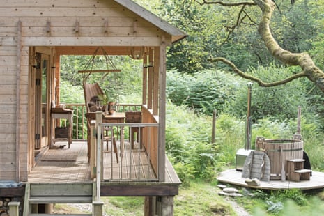 Waterfall Cabin in the Cambrian Mountains