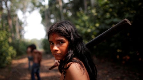 Amazon fires: the tribes fighting to save their dying rainforest – video