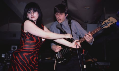 Ze Records’ Lydia Lunch on stage in 1981