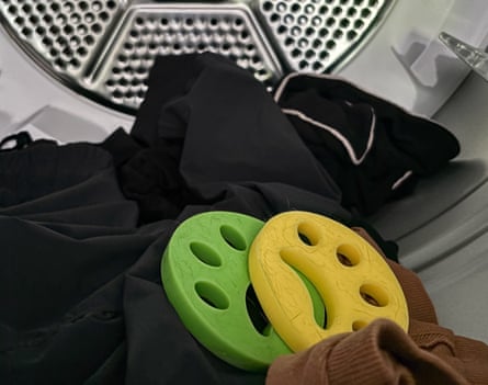 A FurZapper Hair Removal Tool in a washing machine