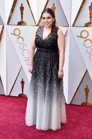 Beanie Feldstein wore the Times Up pin