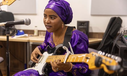 Fatou Seidi Ghali … sneaked off to play the guitar.