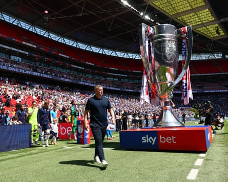 Bolton manager Steven Schumacher walks out.