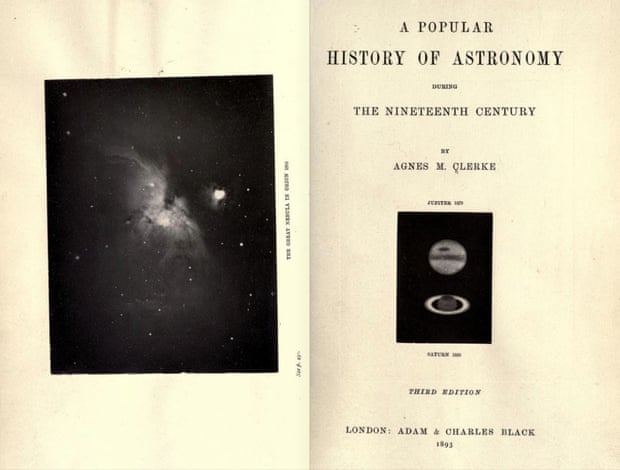 Title page of Agnes Clerke’s Popular History of Astronomy