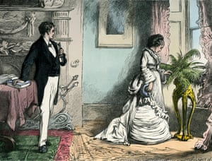 The Secretary and Miss Wilfer from Our Mutual Friend by Charles Dickens