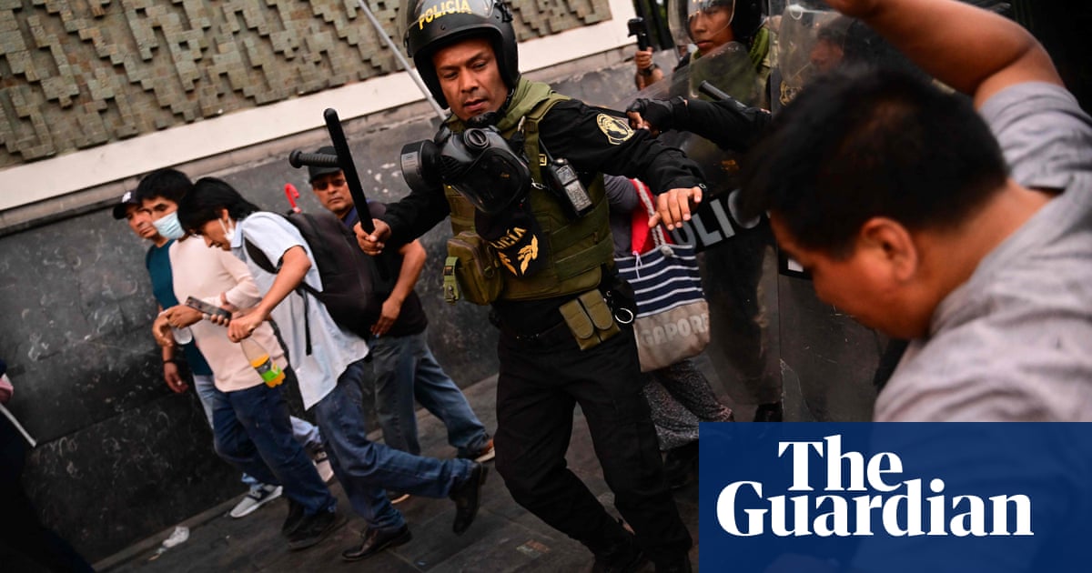 Former Peru president ordered to remain in custody for 18 months as protest death toll rises - The Guardian