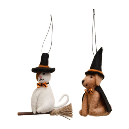 M&S Collection 2pk Felt Hanging Halloween Decorations