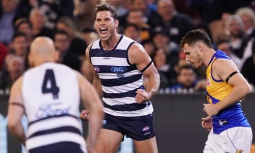 Geelong Star Tom Hawkins Set To Miss Afl Preliminary Final Afl The Guardian