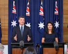 Australia politics live: Angus Taylor targets immigration in first address as Liberal leader; Pauline Hanson says ‘different jockey, same dead horse’