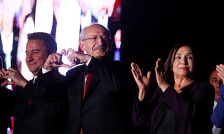 Kemal Kilicdaroglu, presidential candidate of Turkey’s main opposition alliance, at a rally in Ankara.