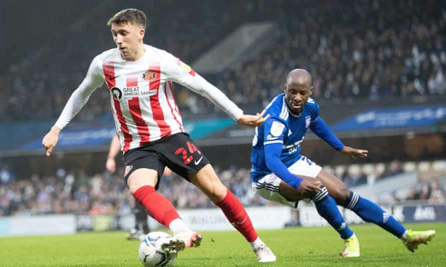 Dan Neil from Sunderland enters Sone Aluko from Ipswich