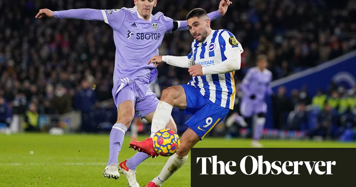 Neal Maupay’s spectacular misses cost Brighton in stalemate with Leeds
