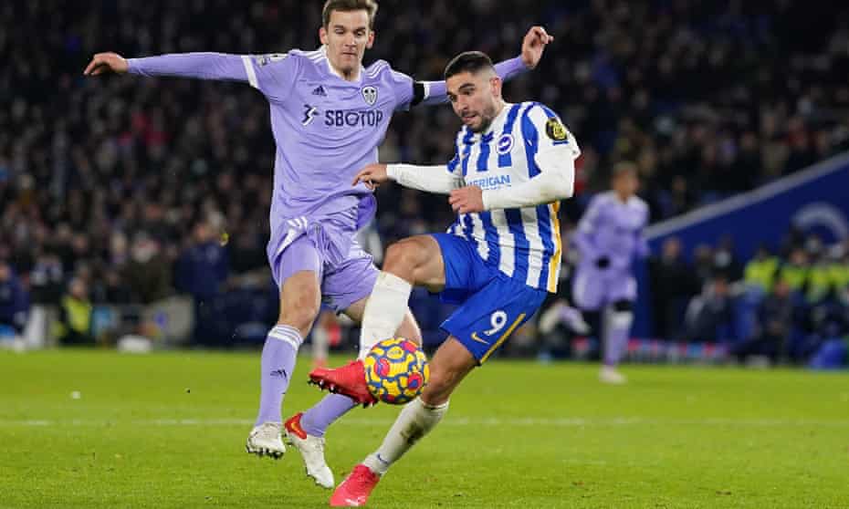 neal maupay s spectacular misses cost brighton in stalemate with leeds premier league the guardian