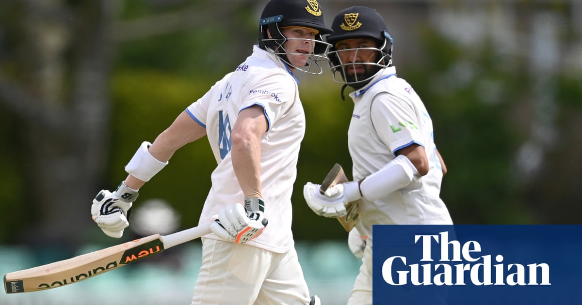 Steve Smith’s first Ashes warm-up with Sussex undone by sharp Tongue