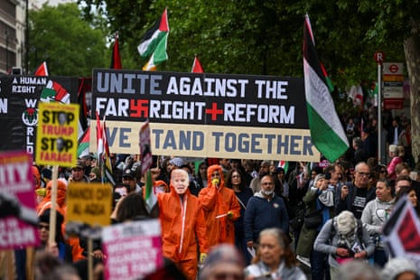 "Unite against the far-right and Reform"
