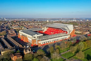 A football ground, earlier.