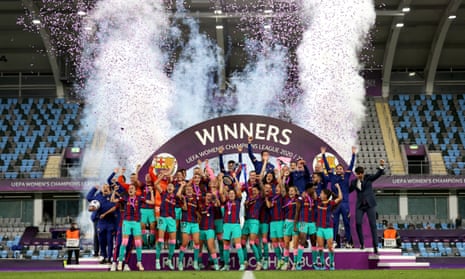 Barcelona Stun Chelsea With Early Blitz To Win Women S Champions League Women S Champions League The Guardian Barcelona Stun Chelsea With Early Blitz To Win Women S Champions League Women S Champions League The Guardian