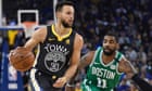 Curry's 49 points leads Warriors past Celtics in possible NBA finals preview