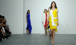 Models in the London Fashion Week show by Jean-Pierre Braganza