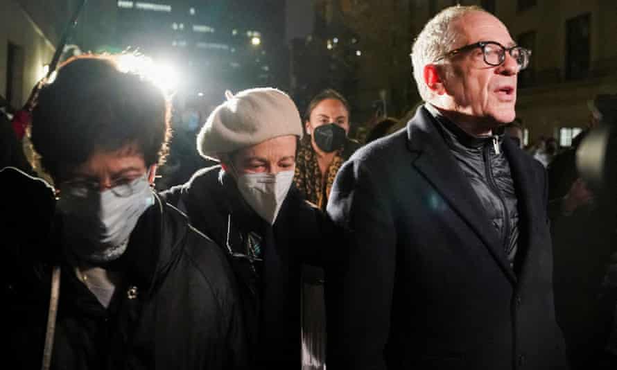 Ghislaine Maxwell, the Demon Queen, is behind bars. Does she have a secret that could unlock her shackles? | Ghislaine Maxwell 3 Maxwell’s siblings, Christine, Isabel and Kevin, after the guilty verdict.