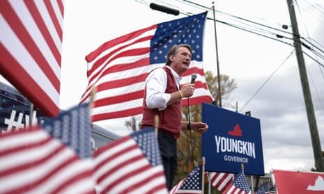 ‘The Republican Party has long specialized in fabricating esoteric threats, from the basements of Pizzagate to the stratosphere of Jewish space lasers. Youngkin’s campaign, though, has contrived a brand-new enemy within.’