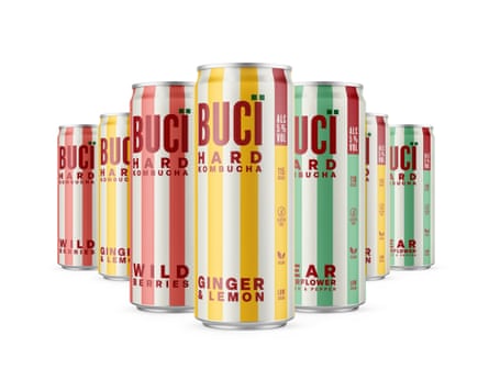Buci Hard Kombucha variety pack.